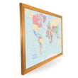 Map Gift - Framed World Pinboard Map