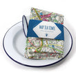 Map Gift - Personalised Cotton Map Tea Towel