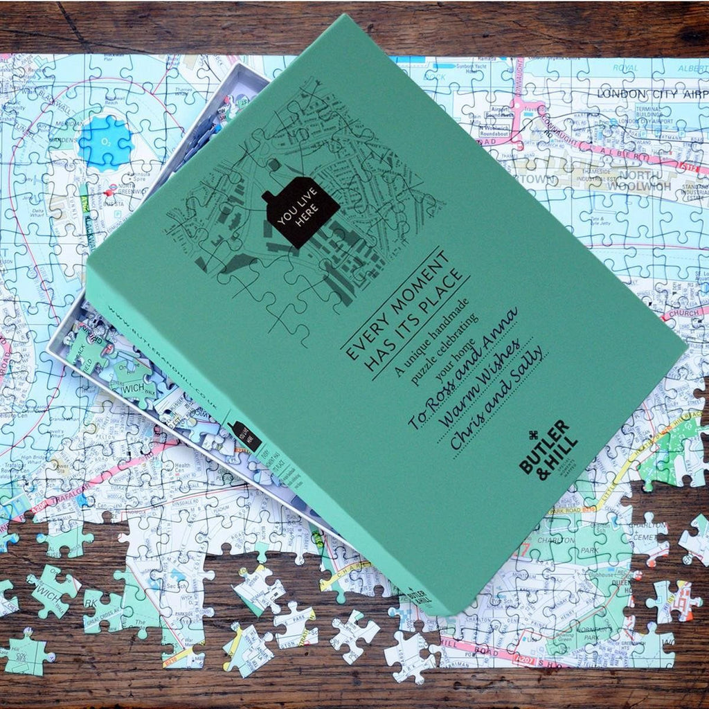 Personalised London Street Map Jigsaw Map Marketing