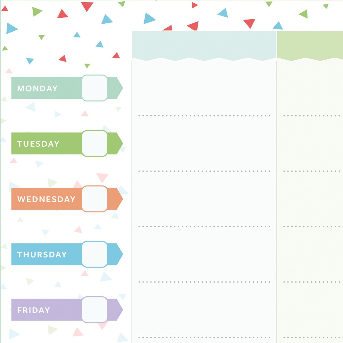 Family Week Wall Planner - choice of 4, 5 or 6 Columns – Map Marketing family-week-wall-planner-choice-of-4-5-or-6-columns-map-marketing