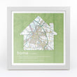 Wall Art - Personalised Framed Dictionary Definition Map - Home