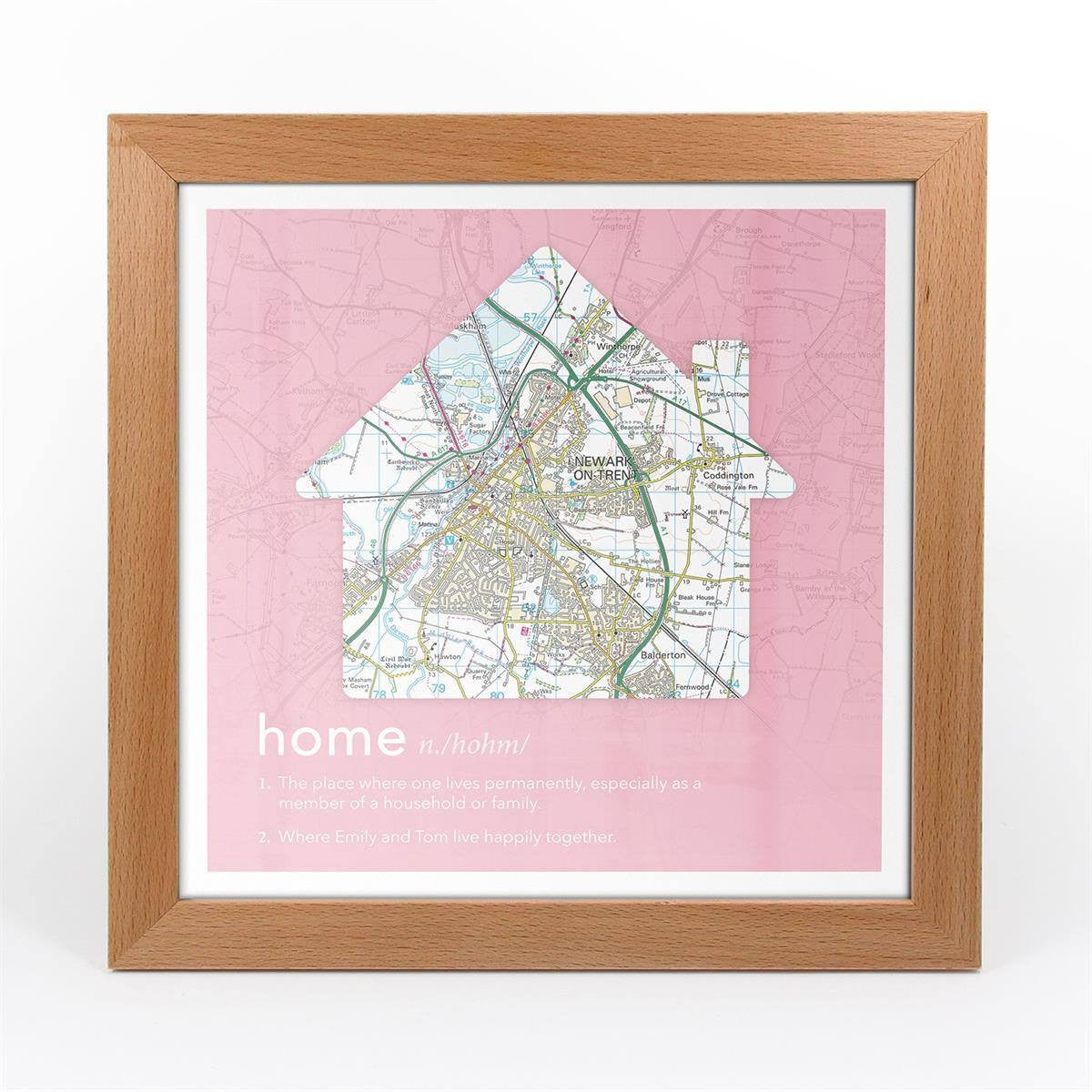 Personalised Framed Dictionary Definition Map Home Map Marketing personalised-framed-dictionary-definition-map-home-map-marketing
