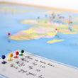 Wall Map - Personalised World Traveller Map