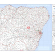 Wall Maps - Aberdeenshire Postcode Wall Map - Sector Map 32
