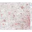 Wall Maps - Berkshire, Buckinghamshire And Oxfordshire Postcode Wall Map Sector Map 7