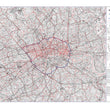 Wall Maps - Central London Postcode Wall Map -  Sector Map 37