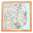 Wall Maps - Customised Ordnance Survey Landranger Map - Centred On Your Business