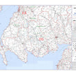 Wall Maps - Dumfries And South Ayrshire Postcode Wall Map - Sector Map 23