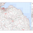 Wall Maps - Edinburgh And Borders Postcode Wall Map - Sector Map 26