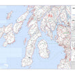 Wall Maps - Islay And Kintyre Postcode Wall Map - Sector Map 24