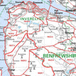 Wall Maps - Islay And Kintyre Postcode Wall Map - Sector Map 24