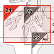Wall Maps - Islay And Kintyre Postcode Wall Map - Sector Map 24