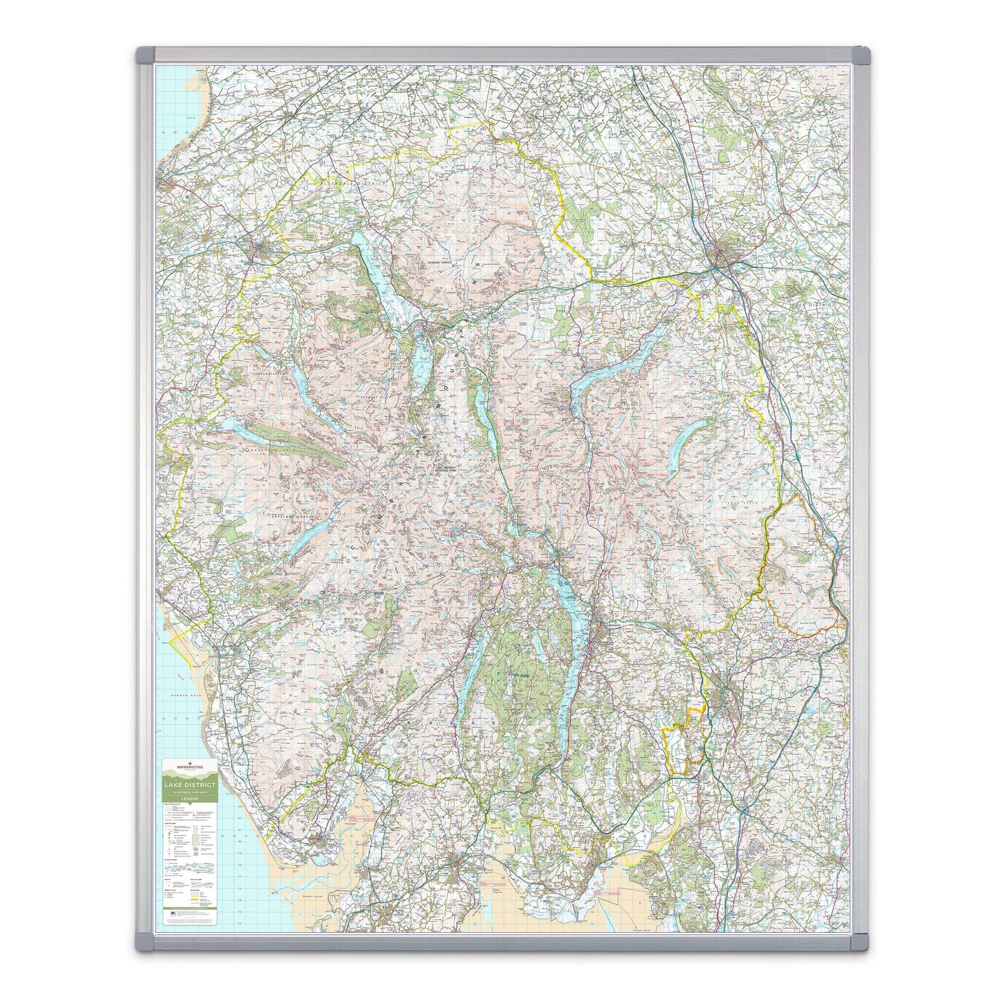 Lake District Map Illustrated Cumbria The Lake District Map Print lake-district-map-illustrated-cumbria-the-lake-district-map-print