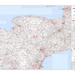 Wall Maps - North Devon Postcode Wall Map - Sector Map 2