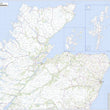 Wall Maps - Northern Scotland, Orkney And Shetland Regional Road Map - Wall Map 1