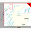 Wall Maps - Northern Scotland (Uist, Orkney And Shetland) Postcode Map - District Map 6
