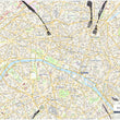 Wall Maps - Paris City Map - Laminated Wall Map