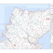 Wall Maps - Scottish Highlands (North) - Postcode Sector Map 34