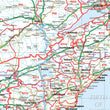 Wall Maps - South And Central Scotland (Glasgow, Edinburgh And Newcastle-upon-Tyne) Postcode Wall Map - District Map 5