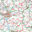 Wall Maps - Southeast England & Midlands (Birmingham, Bristol, London) Postcode Wall Map - District Map 2