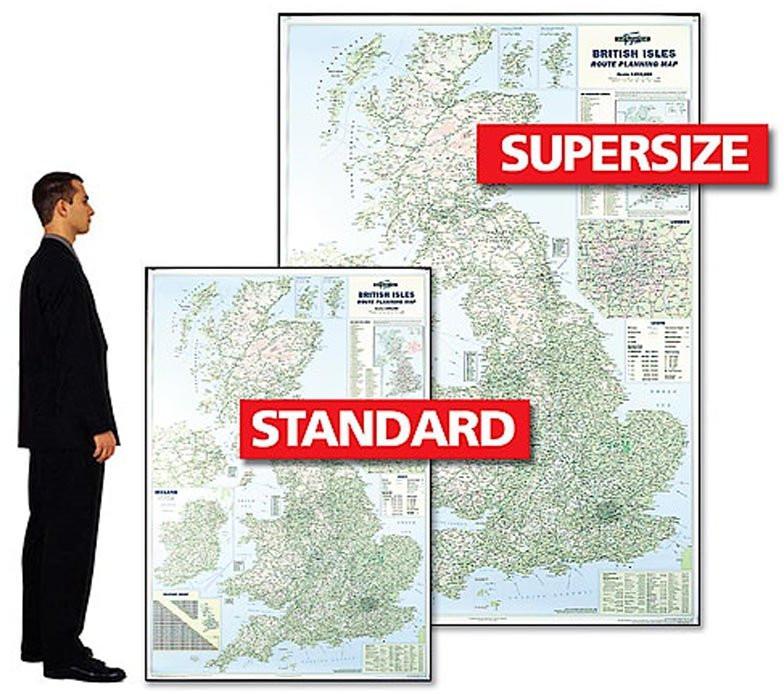 Supersize GB Postcode Area Wall Map – Map Marketing