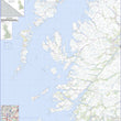 Wall Maps - Western Scotland And Western Isles Regional Road Map - Wall Map 2