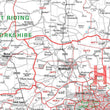 Wall Maps - Yorkshire And The East Riding (Leeds / Bradford) Postcode Map - Sector Map 20